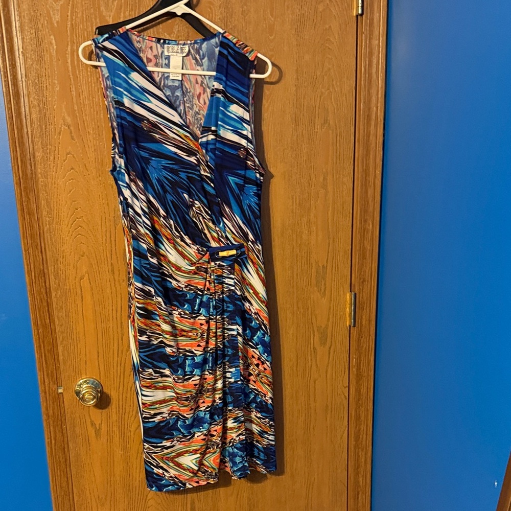 Robbie Bee Multicolor Sleeveless Dress